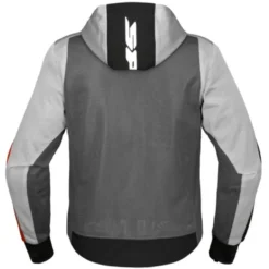 Giacca In Tessuto Spidi Hoodie Net Rosso