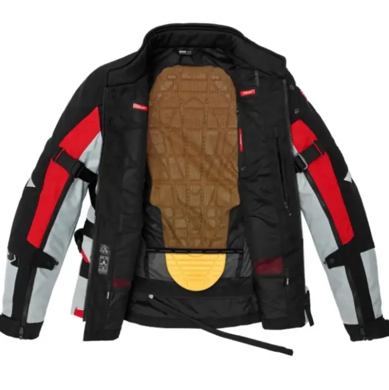 Giacca in Tessuto Spidi H2Out Allroad Ghiaccio Rosso