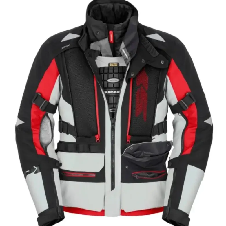 Giacca in Tessuto Spidi H2Out Allroad Ghiaccio Rosso