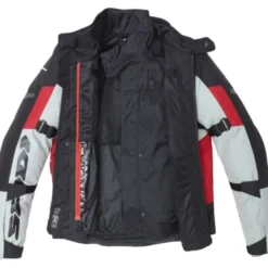Giacca in Tessuto Spidi H2Out Crossmaster Ghiaccio Rosso