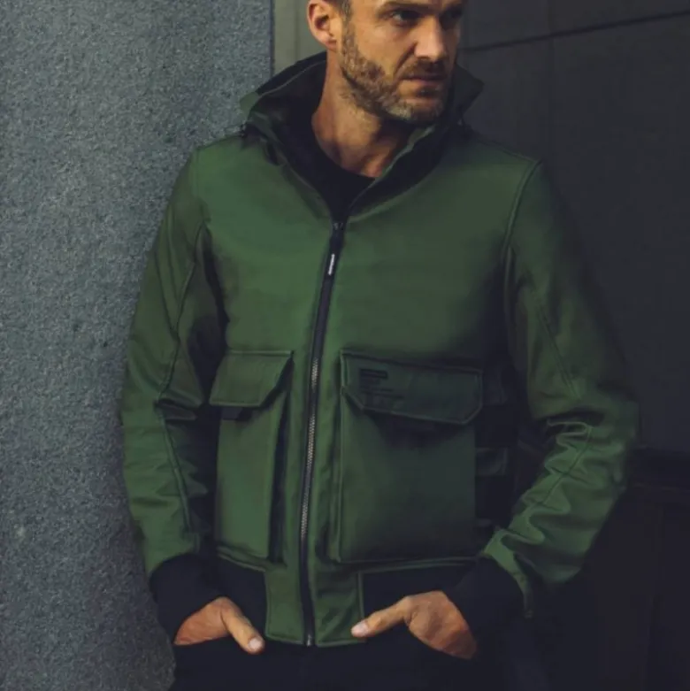 Giacca in Tessuto Spidi H2Out Metromover Militare