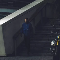 Giacca in Tessuto Spidi H2Out Metromover Nero Blu