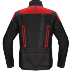 Giacca in Tessuto Spidi H2Out Traveler 3 Evo Nero Rosso