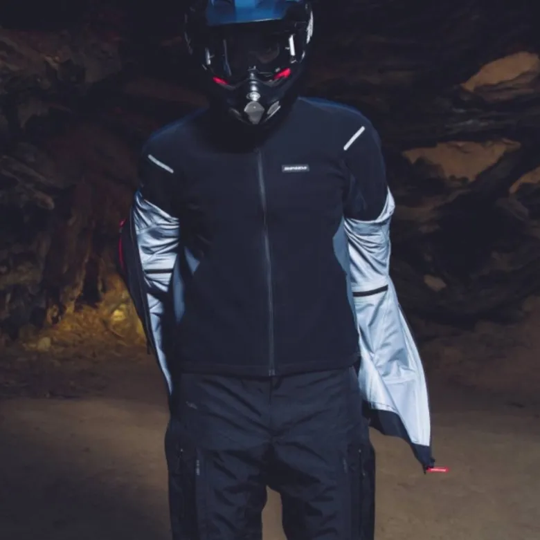 Giacca In Tessuto Spidi Mission-T Softshell Nero