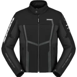 Giacca In Tessuto Spidi Motojoy Nero Bianco