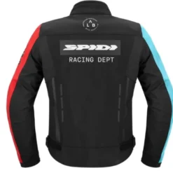Giacca In Tessuto Spidi Motojoy Nero Rosso Blu