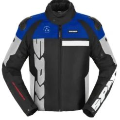 Giacca in Tessuto Spidi Progressive Net H2Out Bianco Azzurro
