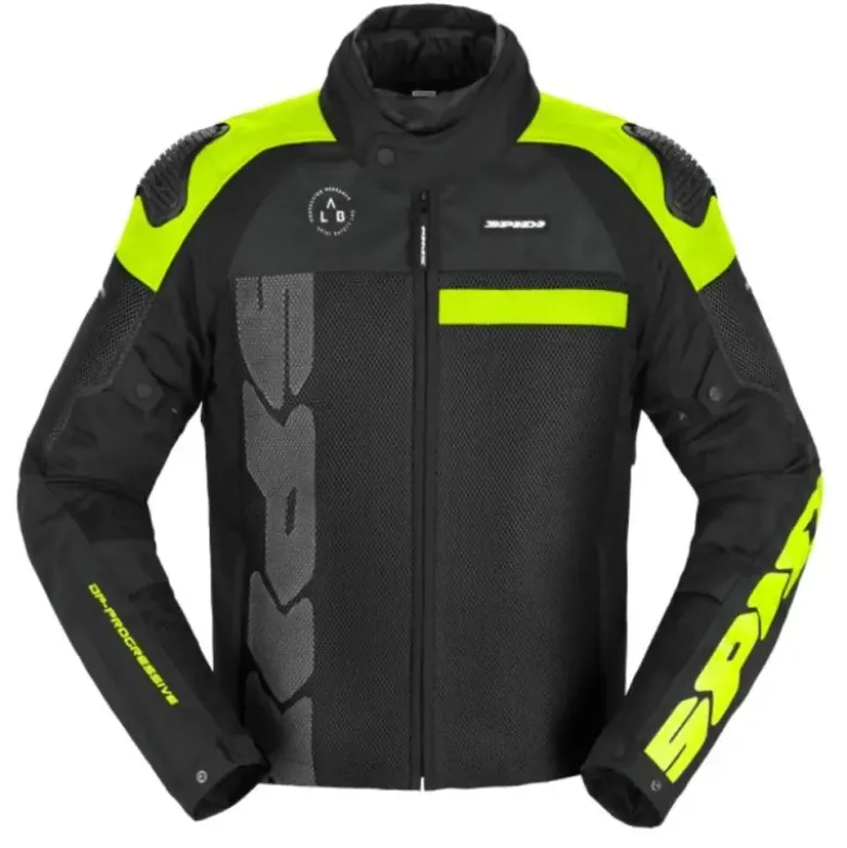 Giacca in Tessuto Spidi Progressive Net H2Out Giallo Fluo