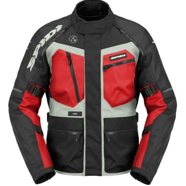 Giacca in Tessuto Spidi Ridemaster Rossa
