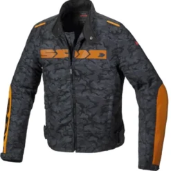 Giacca in Tessuto Spidi Solar H2Out Nero Camouflage