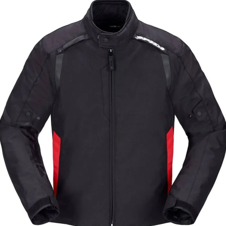 Giacca in Tessuto Spidi Tek H2Out Nero Rosso
