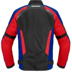 Giacca in Tessuto Spidi Tek Net Nero Rosso Blu