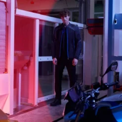 Giacca in Tessuto Spidi Tek Net Nero Rosso Blu