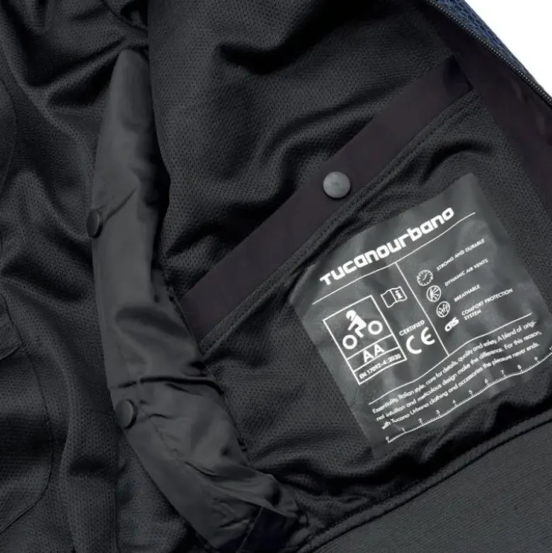 Giacca in tessuto Tucano Urbano Flowmotion Blu Scuro