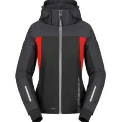 Giacche H2Out Hoodie H2Out 2 Lady Nero Antracite Rosso Fluo