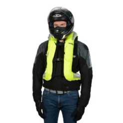 Gilet Airbag Elettronico Per Moto Helite E-Turtle Giallo Alta Visibilità