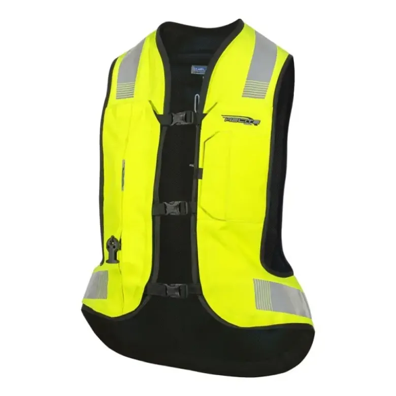 Gilet Airbag Meccanico Per Moto Helite Turtle 2 Giallo Alta Visibilità