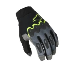 Guanti Cross In Tessuto Macna Chameleon-1 Nero Giallo