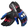 Guanti Donna in Pelle Revit Xena 4 Ladies Nero Blu