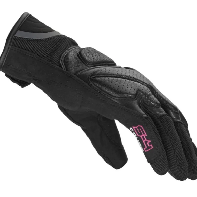 Guanti Donna In Pelle Spidi S-4 Lady Nero