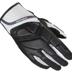 Guanti Donna In Pelle Spidi S-4 Lady Nero Bianco
