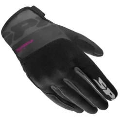Guanti Donna In Tessuto Flash-Kp Spidi Lady Nero Fucsia