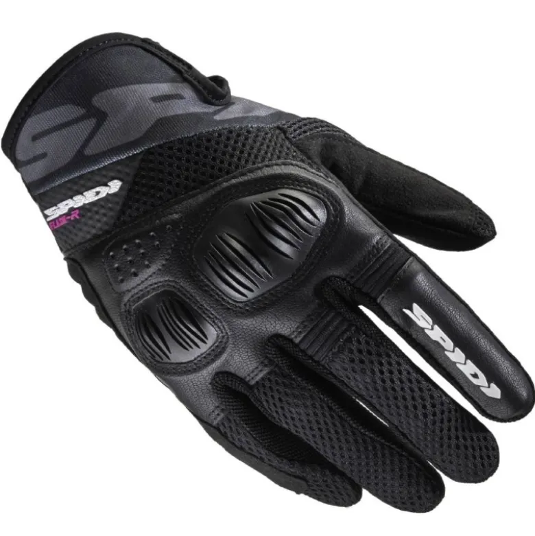 Guanti Donna In Tessuto Spidi Flash-R Evo Lady Nero