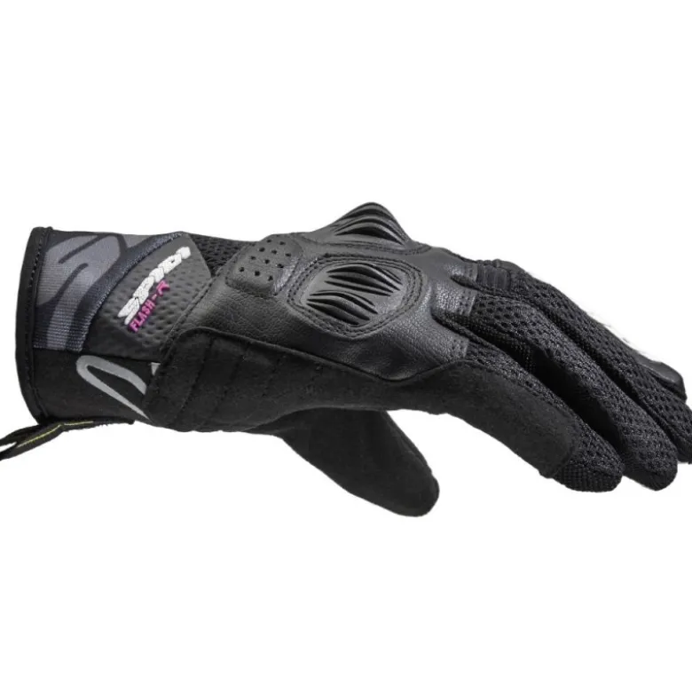 Guanti Donna In Tessuto Spidi Flash-R Evo Lady Nero