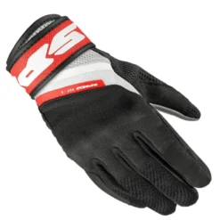 Guanti Donna In Tessuto Spidi Neo-S Lady Nero Rosso