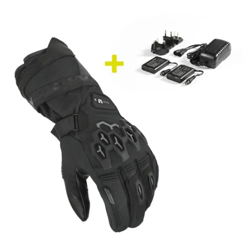 Guanti Donna Riscaldati In Tessuto Macna Rafina Rtx Kit Nero