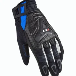 Guanti in Pelle e Tessuto Donna Ls2 All Terrain Nero Blu
