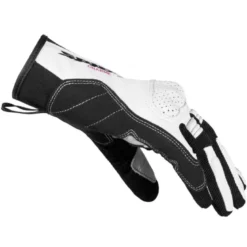 Guanti In Pelle Spidi Charme 2 Nero Bianco