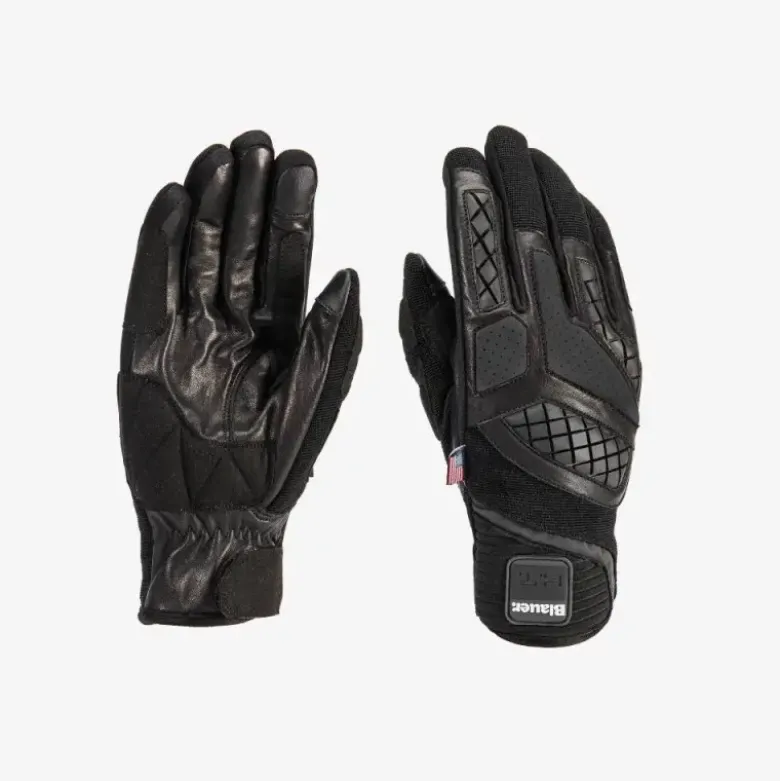 Guanti In Tessuto Blauer Urban Sport Nero