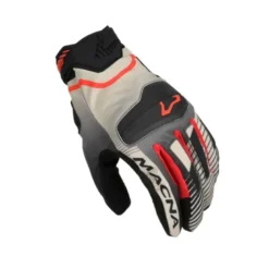 Guanti In Tessuto Macna Lithic Marrone Rosso