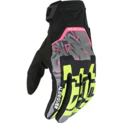 Guanti In Tessuto Macna Recon 2.0 Aldeguer Nero Giallo Rosa