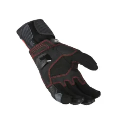 Guanti In Tessuto Macna Shellar Nero Rosso