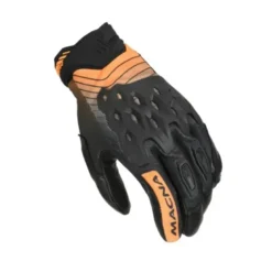 Guanti In Tessuto Macna Tanami Nero Arancio