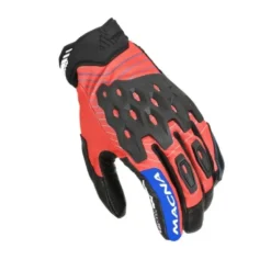 Guanti In Tessuto Macna Tanami Rosso Nero