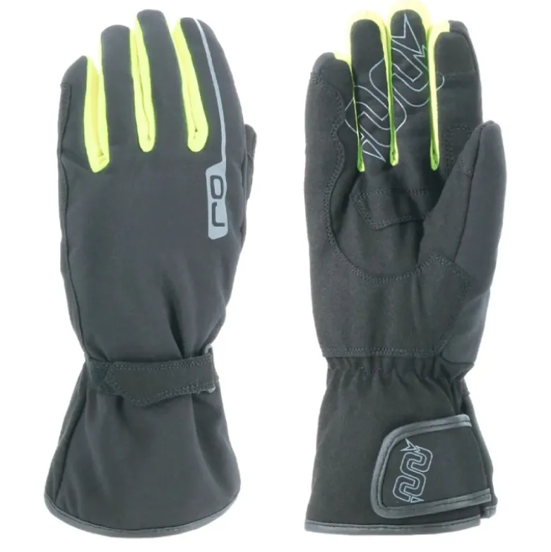 Guanti in Tessuto OJ Lead Nero Giallo