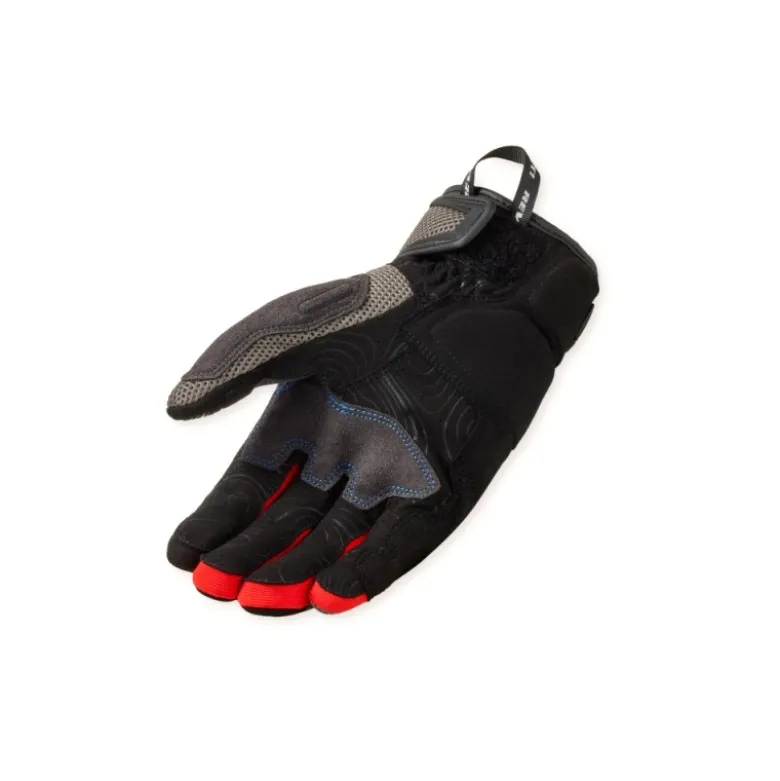 Guanti In Tessuto Revit Cavern Grigio Rosso