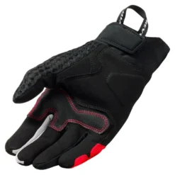 Guanti In Tessuto Revit Veloz Nero-Rosso