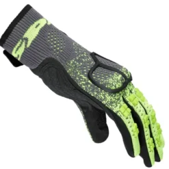 Guanti In Tessuto Spidi Cross Knit Giallo Fluo