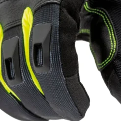 Guanti In Tessuto Tucano Urbano Stacca Nero Giallo Fluo