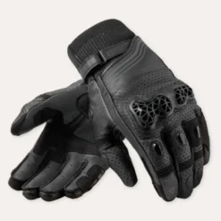 Guanti Moto In Pelle Revit Positron Nero