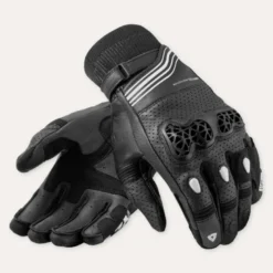 Guanti Moto In Pelle Revit Positron Nero Bianco