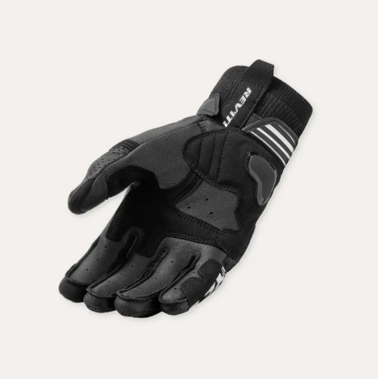 Guanti Moto In Pelle Revit Positron Nero Bianco