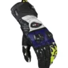 Guanti Racing In Pelle Ls2 Feng Nero Blu