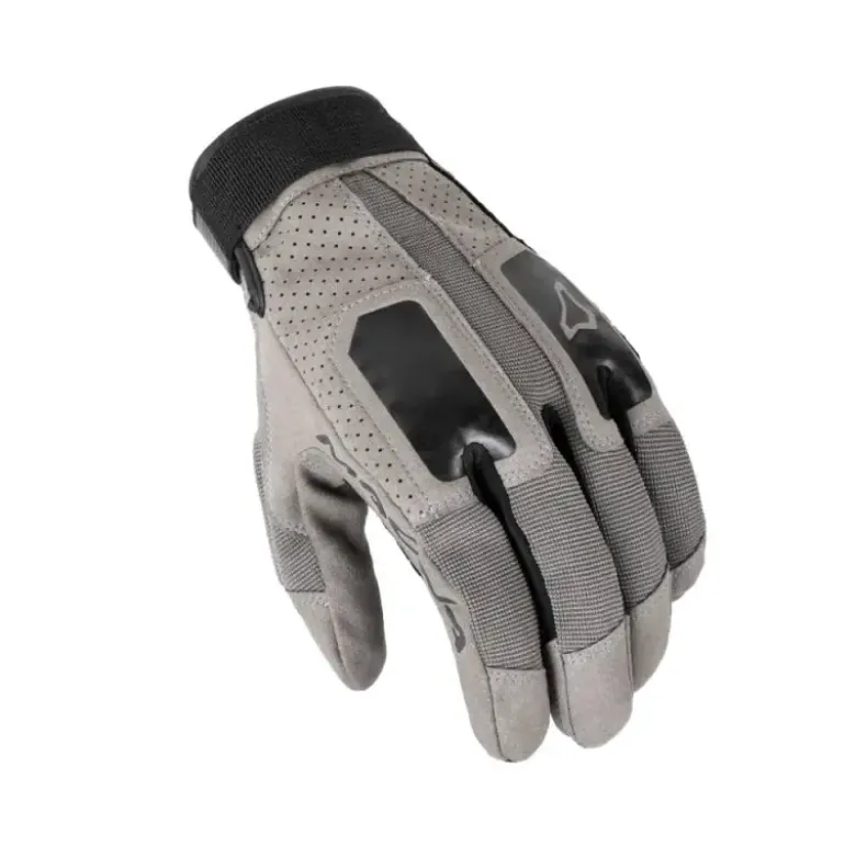 Guanti Unisex in Pelle Macna Sperrow Nero Talpa