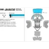 Imbottitura Anteriore Cuffia Shoei Type-P Center Pad Front F9 Per Casco X-SPR Pro