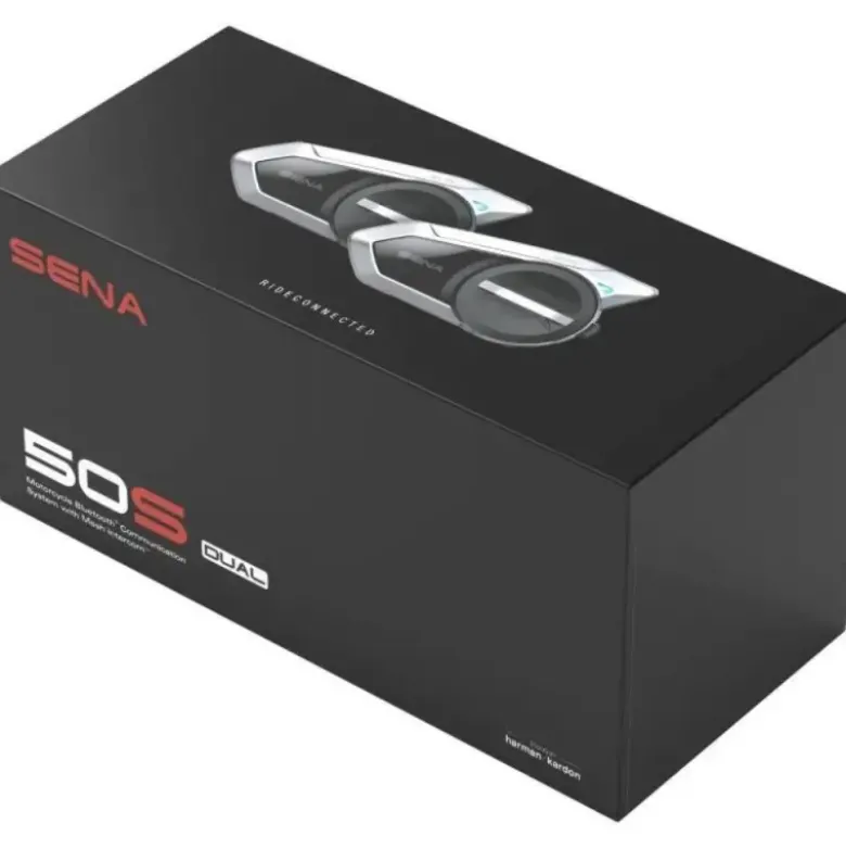 Interfono Sena 50S Bluetooth 5.0 Coppia Sgancio Rapido Mesh 2.0